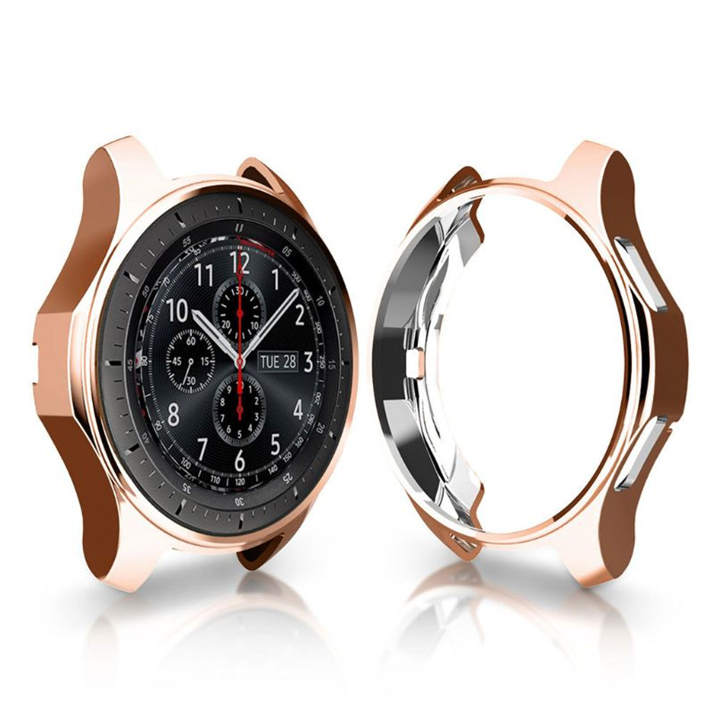 360 Degree TPU Protector Case Cover For Samsung Galaxy Watch 42MM SM-R810 46MM Gear S3 Frontier Soft Protective Shell free shipping