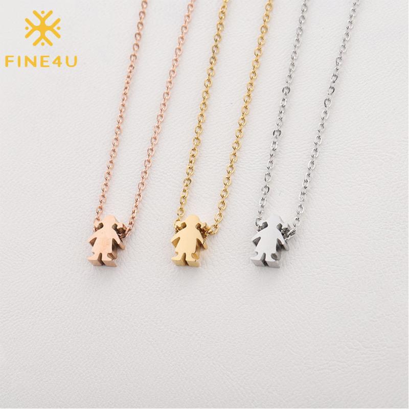 Pendant Necklaces FINE4U N567 Stainless Steel Boy Girl Kids Necklace Love Family For Women Men
Pendant Necklaces FINE4U N567 Stainless Steel Boy Girl Kids Necklace Love Family For Women Men