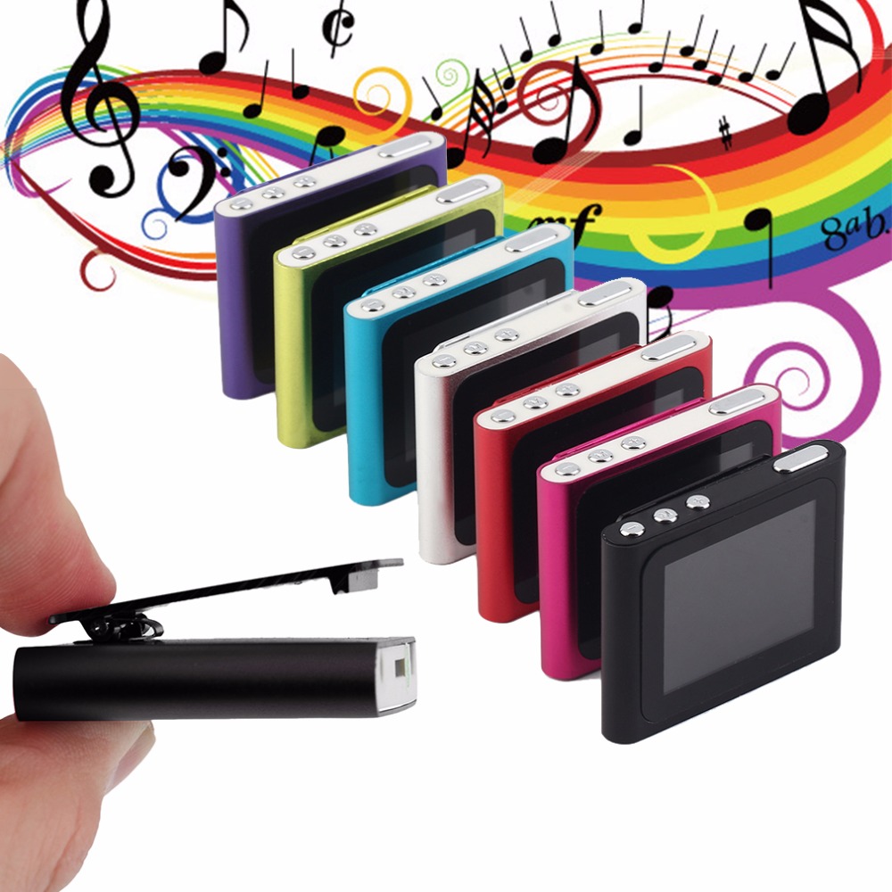 Freeshipping Portable 1.8 Inch LCD Screen Display 6th Generation Music Media Video Movie FM Radio MP4 Player Support 2-16GB Micr-oS-DTF Card