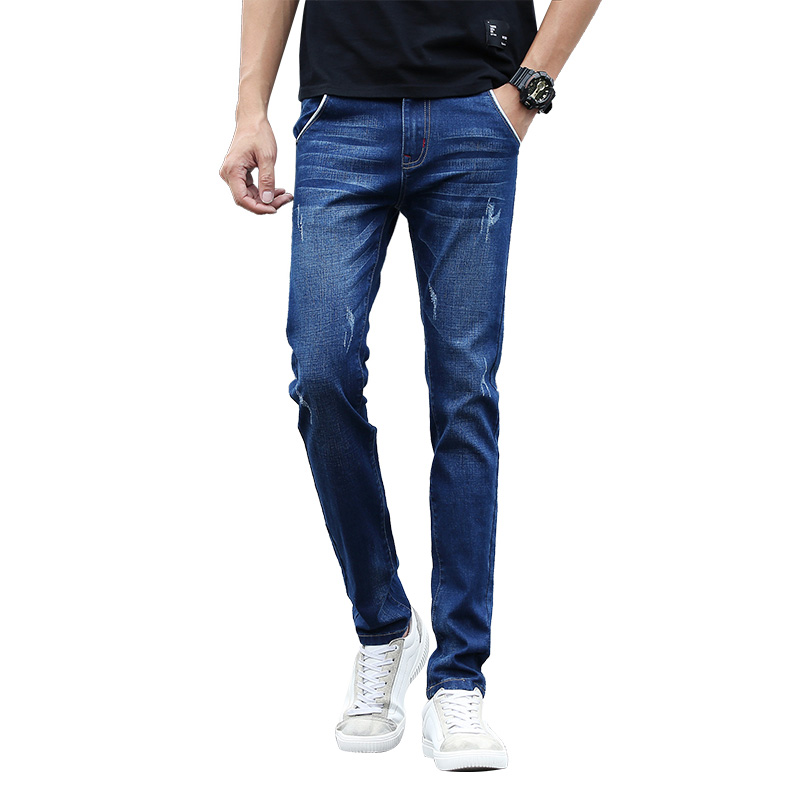 Small stretch blue mens jeans high quality denim pants fashion casual jeans men spring and autumn denim pants size -36
Small stretch blue mens jeans high quality denim pants fashion casual jeans men spring and autumn denim pants size -36