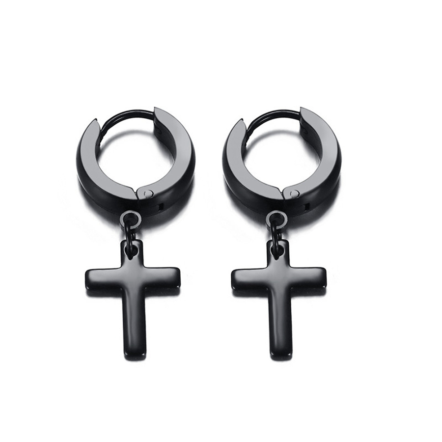 Punk Men Ear Stud Circle Round Cross Huggie Earrings for Men Small Crucifix Cuff Earing Stainless Steel Hip Hop Male Jewelry RRA2094
Punk Men Ear Stud Circle Round Cross Huggie Earrings for Men Small Crucifix Cuff Earing Stainless Steel Hip Hop Male Jewelry RRA2094
