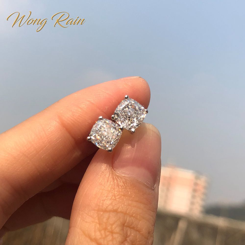 Wong Rain Classic 100 925 Silver Created Gemstone Wedding Engagement Ear Studs Earrings Fine Jewelry Wholesale CX200628
Wong Rain Classic 100 925 Silver Created Gemstone Wedding Engagement Ear Studs Earrings Fine Jewelry Wholesale CX200628