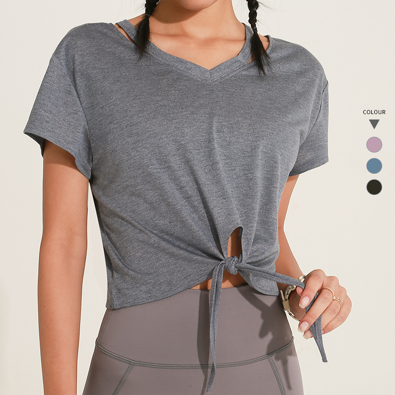 New Fitness Clothes Running Sweat Wicking Quick Drying T-shirt Short Sleeve Yoga Suit Fitness Clothing Workout Shirts for Women, Black
New Fitness Clothes Running Sweat Wicking Quick Drying T-shirt Short Sleeve Yoga Suit Fitness Clothing Workout Shirts for Women, Black