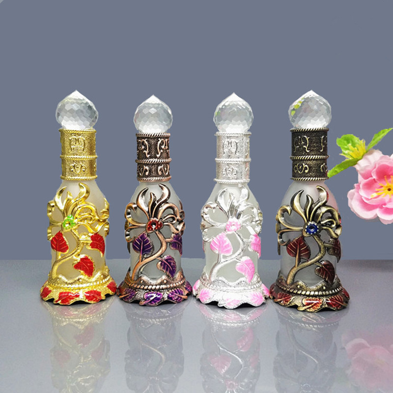 10ml Glass Dropper Bottle Luxurious Perfume Bottle Cosmetic Embroidery Coloring Arabic Style Empty Vial 4PCS/Lot
10ml Glass Dropper Bottle Luxurious Perfume Bottle Cosmetic Embroidery Coloring Arabic Style Empty Vial 4PCS/Lot