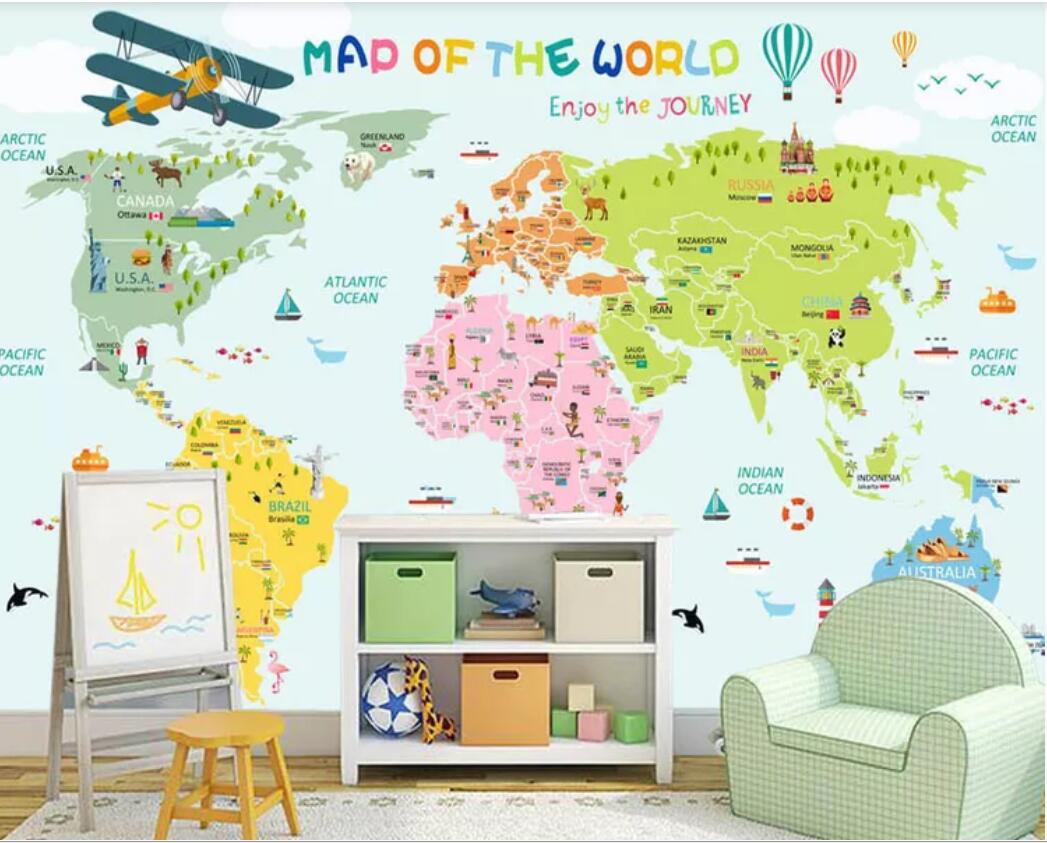 3d wallpaper custom photo mural Cartoon world map background wall wall art canvas pictures home decor wall art pictures, Non-woven fabric
3d wallpaper custom photo mural Cartoon world map background wall wall art canvas pictures home decor wall art pictures, Non-woven fabric