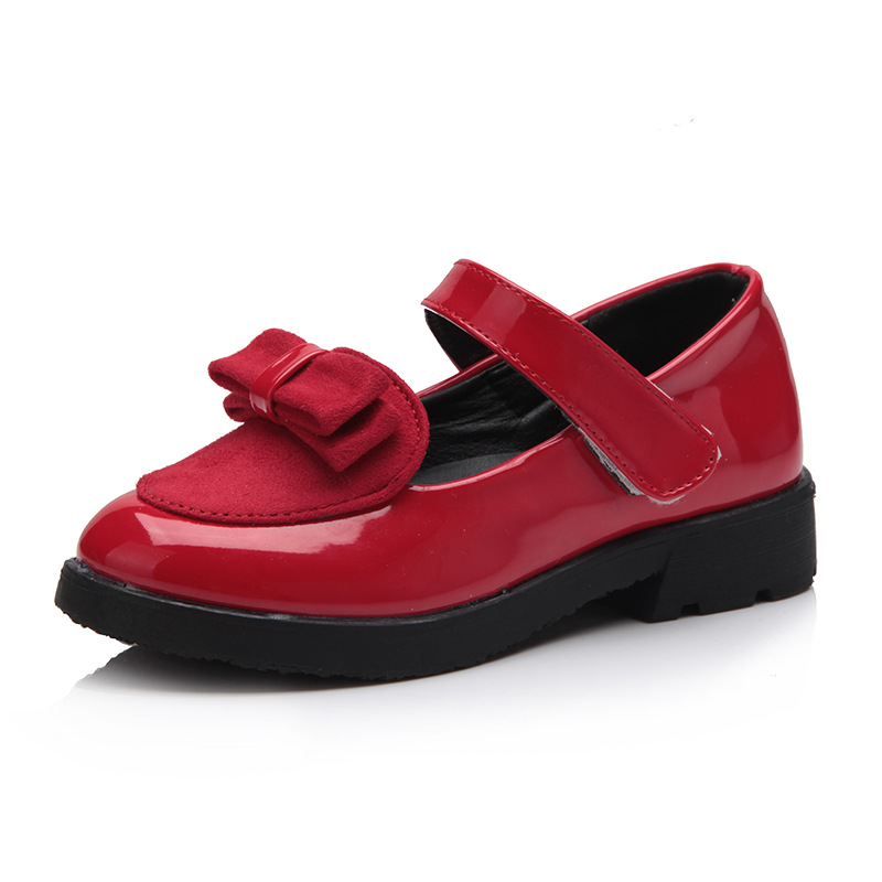 Children's Shoes Princess Girl Patent Leather Casual Shoes Big Bow Kids Hook&loop Loafers Girls Party Wedding Red Black
Children's Shoes Princess Girl Patent Leather Casual Shoes Big Bow Kids Hook&loop Loafers Girls Party Wedding Red Black