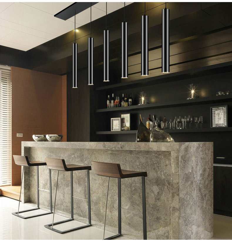 New Arrival LED Decorative Pendant Lamp Lighting Aluminum Cylindrical Lamp Fixture for Hallway Aisle porch corridor Bar lamp Diameter 10cm