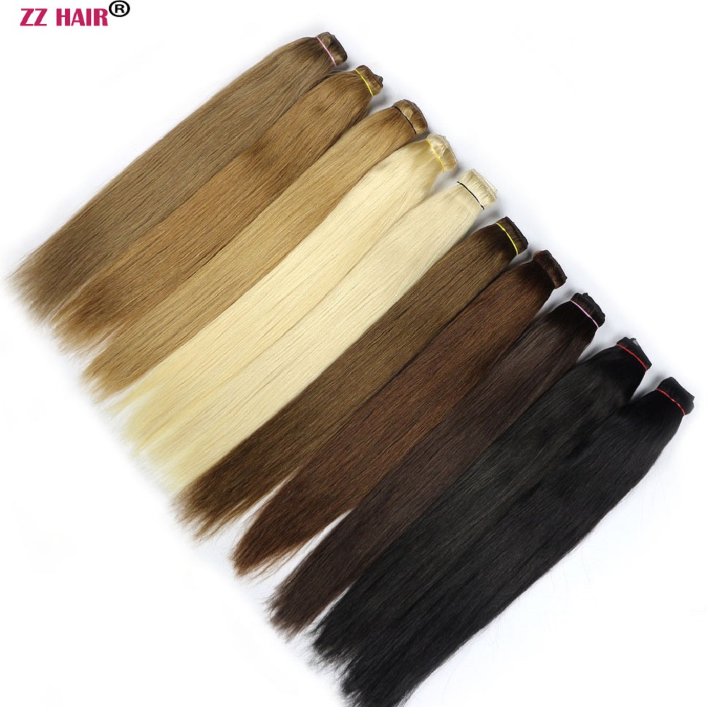 16"-28" One Piece Set 200g 100% Brazilian Remy Clip-in Human Hair Extensions 5 Clips Natural Straight