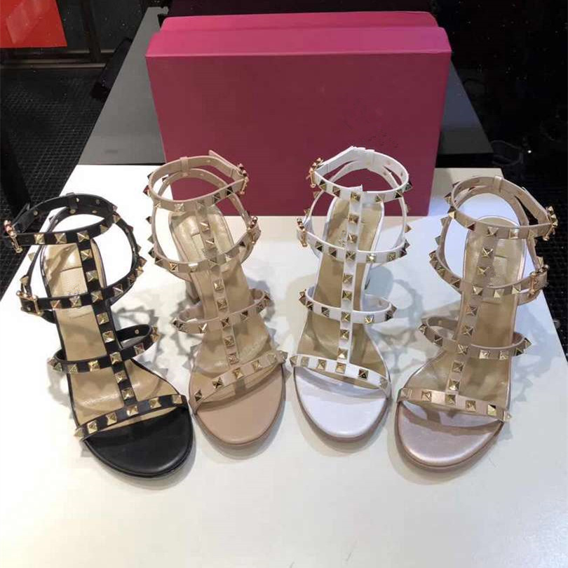 New Luxury Stud Sandals Genuine Leather Slingback Pumps Ladies Sexy High Heels Fashion Rivets Shoe Party High Heel Designer Leather Shoes, Heel6.5cm-patent leather2
New Luxury Stud Sandals Genuine Leather Slingback Pumps Ladies Sexy High Heels Fashion Rivets Shoe Party High Heel Designer Leather Shoes, Heel6.5cm-patent leather2