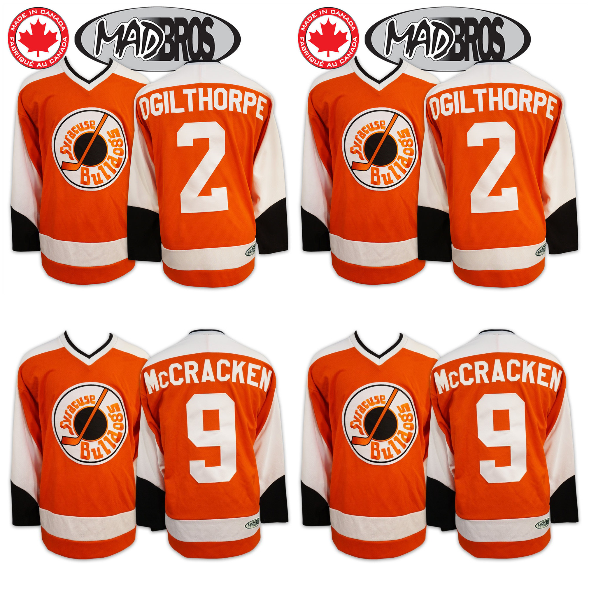 Syracuse Bulldogs Jersey 2 Ogie Ogilthorpe 9 Tim Dr Hook McCracken Slap Shot SlapShot Movie Hockey Jerseys, As pic
Syracuse Bulldogs Jersey 2 Ogie Ogilthorpe 9 Tim Dr Hook McCracken Slap Shot SlapShot Movie Hockey Jerseys, As pic