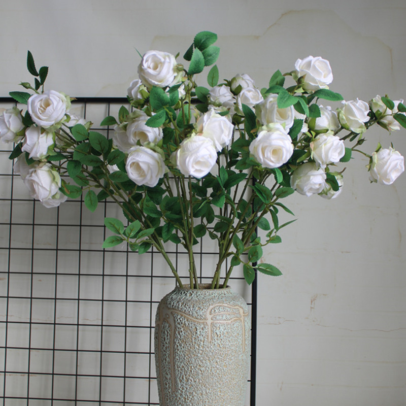 silk roses 7heads/branch Artificial flowers for wedding decoration Party home centerpiece decor Fake Flowers
silk roses 7heads/branch Artificial flowers for wedding decoration Party home centerpiece decor Fake Flowers
