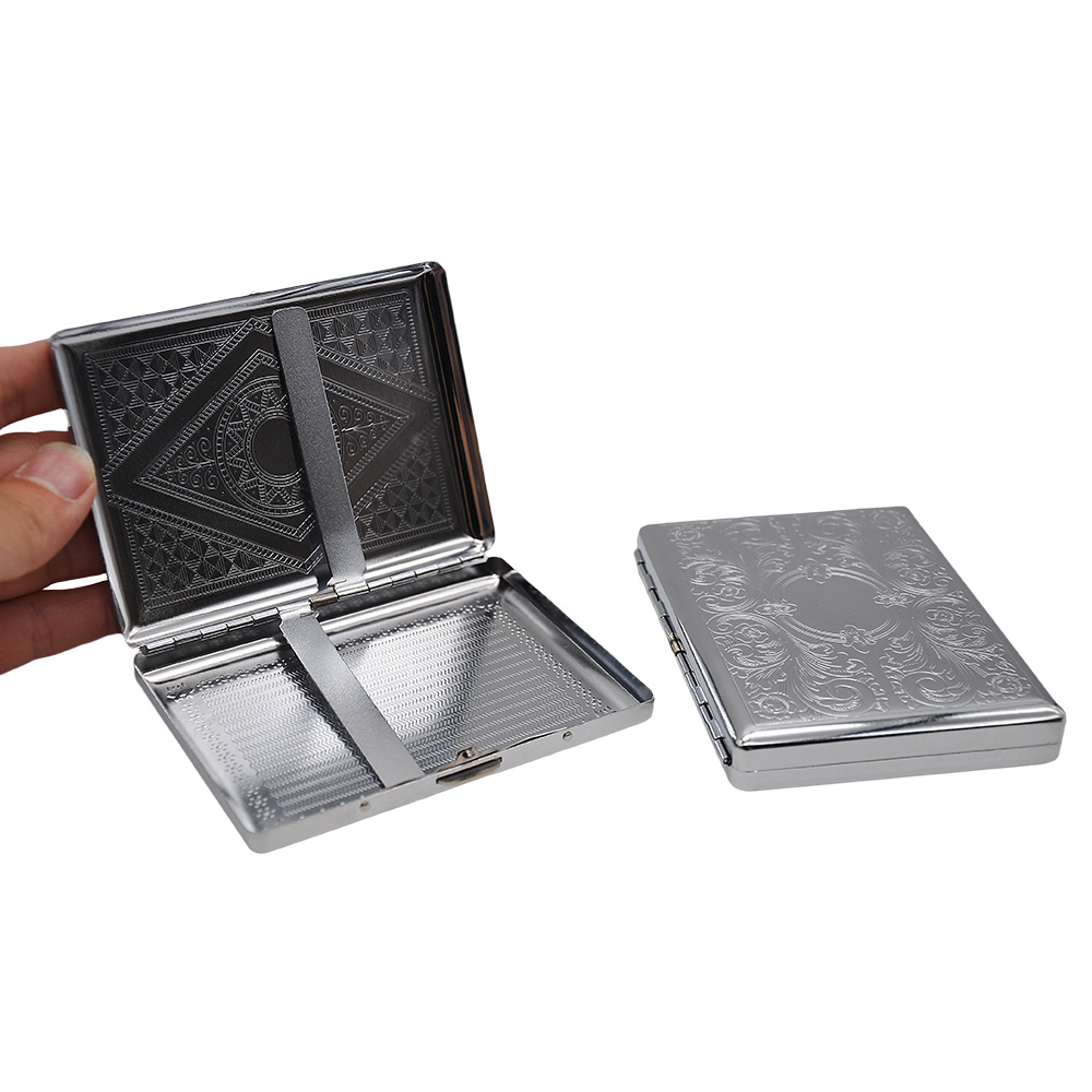 Blunt Metal Tobacco 105mm*80mm Cigarette Box Case Holding 18 Cigarettes (85mm*8mm) Tobacco Case Box With 2 Clips Smoking Cigarette Holder
Blunt Metal Tobacco 105mm*80mm Cigarette Box Case Holding 18 Cigarettes (85mm*8mm) Tobacco Case Box With 2 Clips Smoking Cigarette Holder