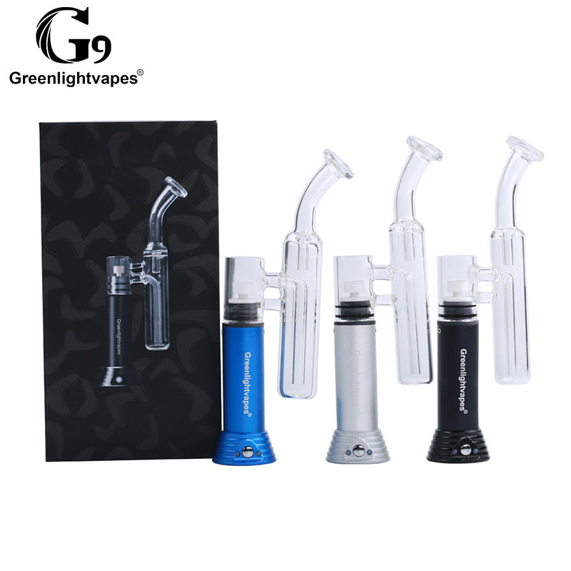 Original Greenlightvapes G9 Henail Mini Wax Dab Rig Kit 1500mAh with Glass Water Pipe H Enail Concentrate Oil E Nail Vape Pen Herb Vaporize, Blue
Original Greenlightvapes G9 Henail Mini Wax Dab Rig Kit 1500mAh with Glass Water Pipe H Enail Concentrate Oil E Nail Vape Pen Herb Vaporize, Blue