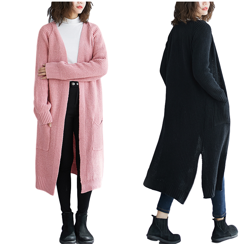 2020 Spring Women Cardigans Sweater V neck Solid Loose Knitwear Casual Knit Cardigan Outwear Autumn Plus Size Sweater Coat, Black
2020 Spring Women Cardigans Sweater V neck Solid Loose Knitwear Casual Knit Cardigan Outwear Autumn Plus Size Sweater Coat, Black