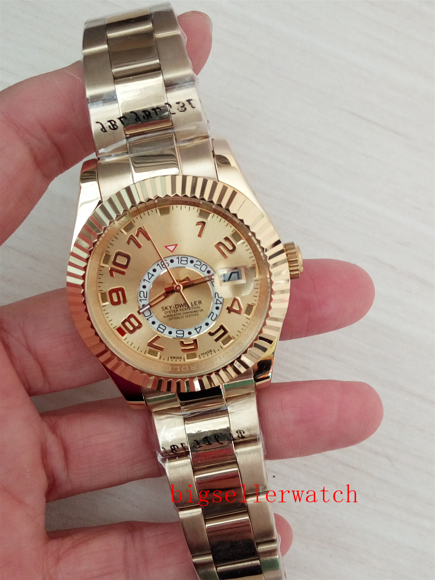 Luxury Watch NEW 326938 18K Yellow Gold Champagne Dial 41mm Automatic Fashion Men's Watch Wristwatch
Luxury Watch NEW 326938 18K Yellow Gold Champagne Dial 41mm Automatic Fashion Men's Watch Wristwatch