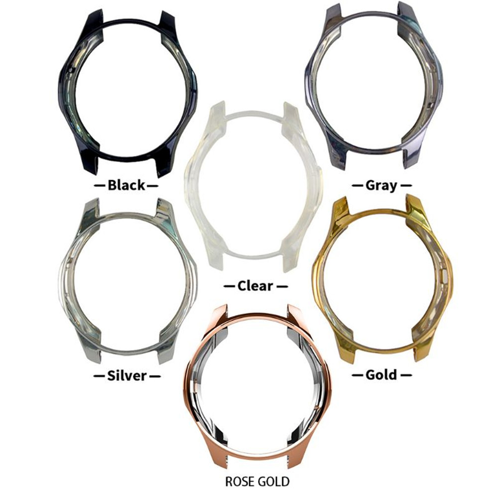 for Samsung Gear S3 frontier Galaxy Watch 46mm Soft TPU All-Around Protective Bumper Shell Cover Case Frame Edges Around free shipping