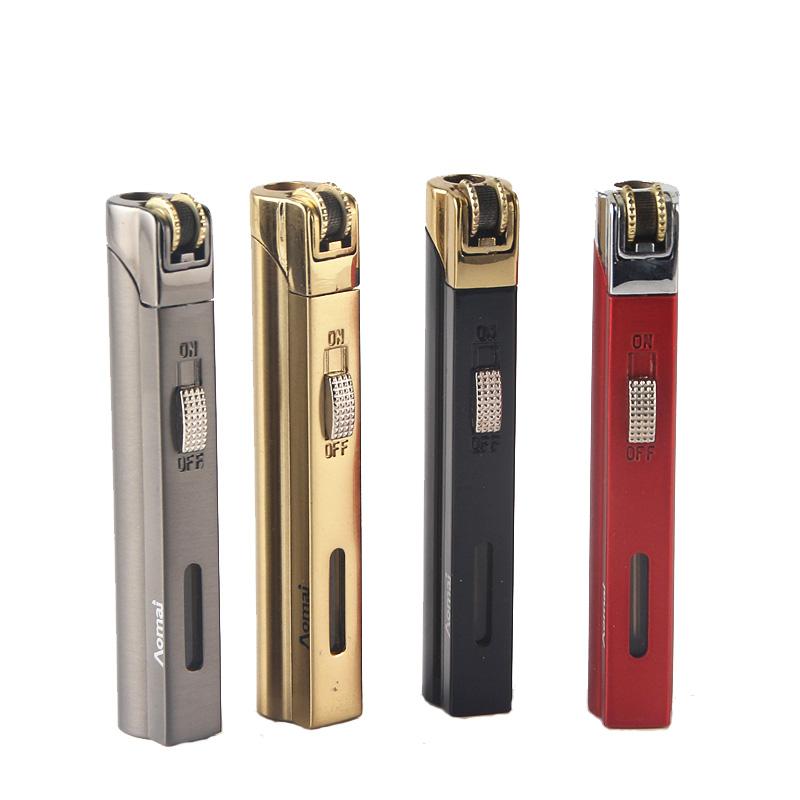 New Arrival Genuine Aomai Compact Jet Lighter Torch Grinding Wheel Fire Straight Lighters Cigarette Lighter Special Cigarette Lighter
New Arrival Genuine Aomai Compact Jet Lighter Torch Grinding Wheel Fire Straight Lighters Cigarette Lighter Special Cigarette Lighter