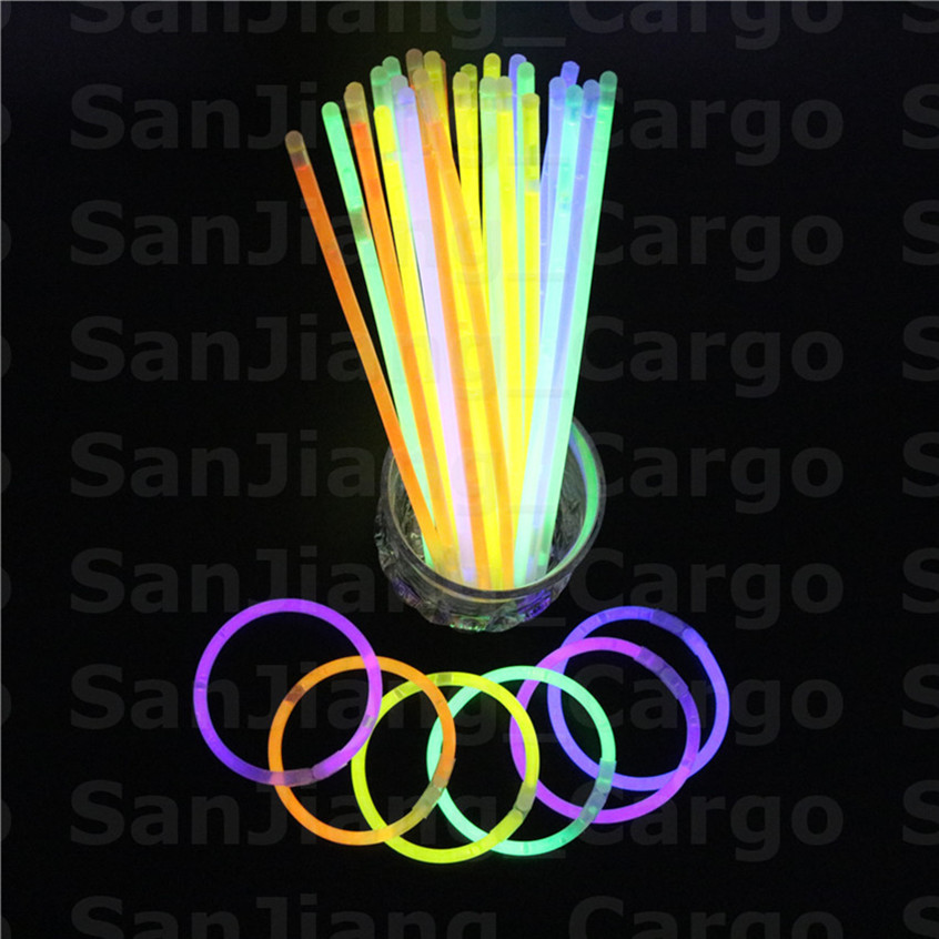 

Luminous Glow Stick Bracelet Necklaces Neon Party LED Flashing Light Stick Wand Novelty Toy for Vocal Concert LED Flash Sticks Hots E31008