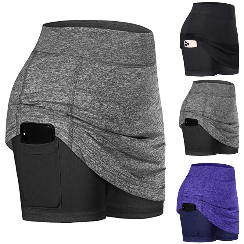 Women Shorts Tennis Skirts Run Inner Shorts Elastic Sports Golf Pockets Skorts Leggings Body Casual Fitness Workout W10, Bk
Women Shorts Tennis Skirts Run Inner Shorts Elastic Sports Golf Pockets Skorts Leggings Body Casual Fitness Workout W10, Bk