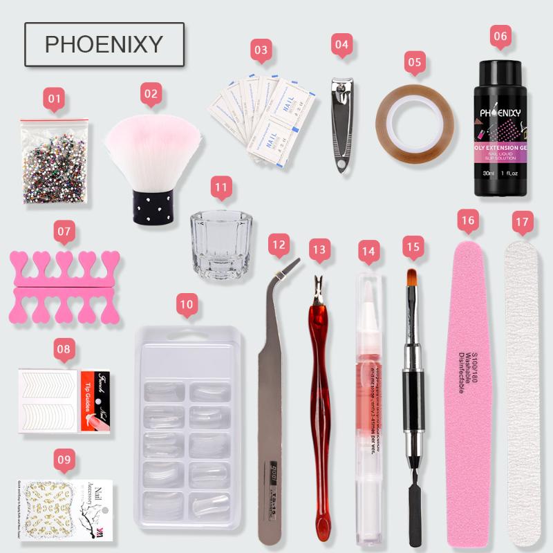 Nail Art Kits Kit Lamp For Drill Machine Gel Polish Set Electric Manicure Tool