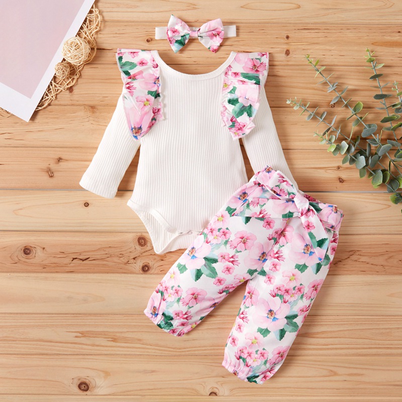 2020 Hot sale Baby Girl Clothes Autumn Warm Long Sleeve Romper Top Floral Trousers Headband Outfits baby set, Pink
2020 Hot sale Baby Girl Clothes Autumn Warm Long Sleeve Romper Top Floral Trousers Headband Outfits baby set, Pink