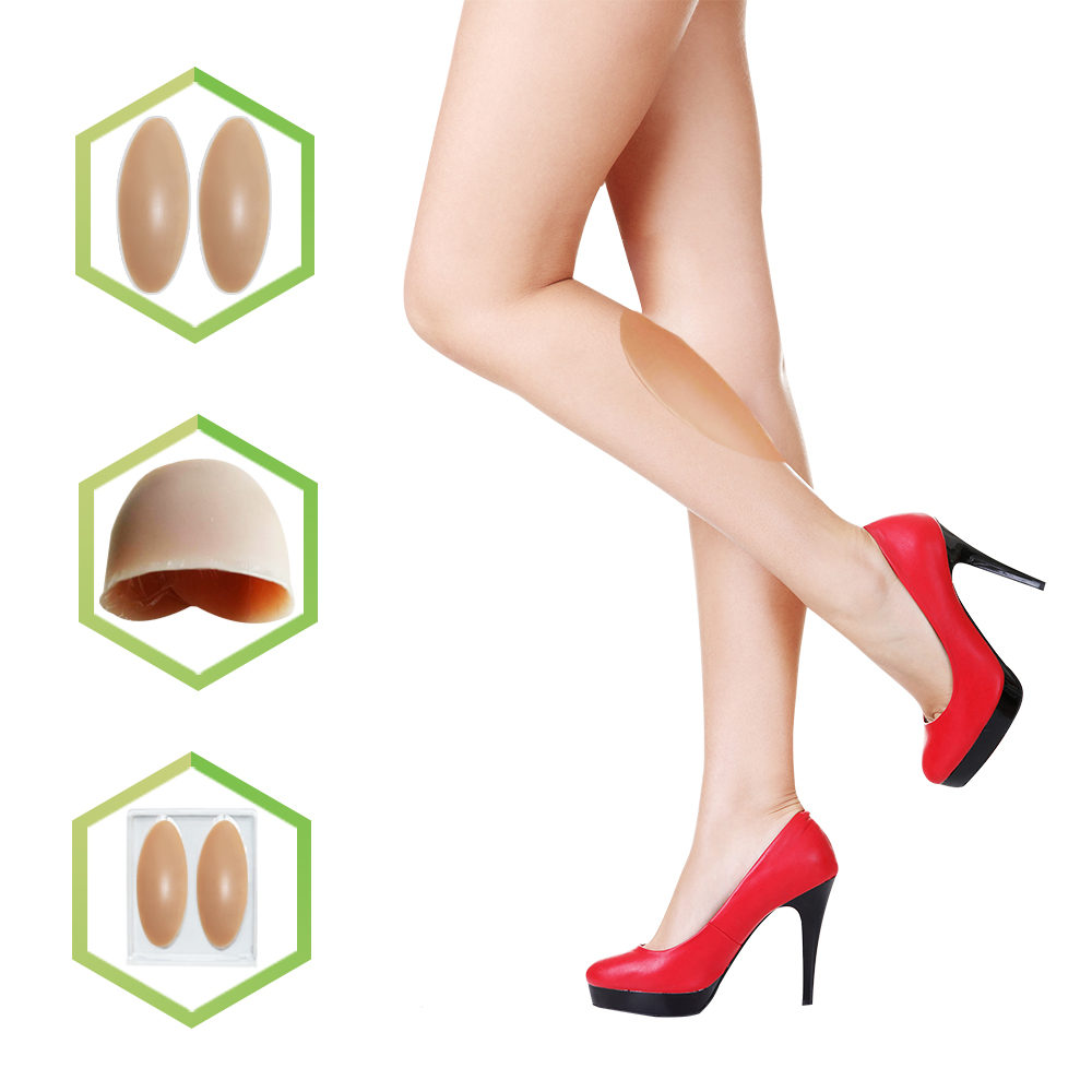 Calf Pads Soft Silicone Leg Onlay Protect Calfs X O Thin Leg Favorite For Free Shipping