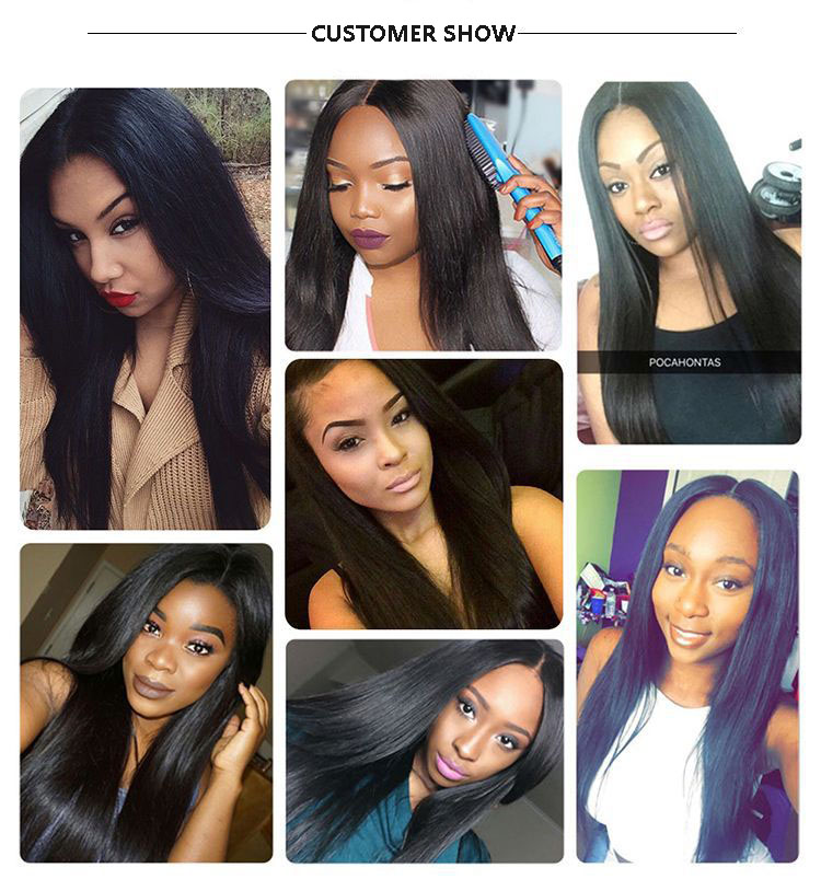 Natural Color Brazilian Virgin Human Hair Weaves Deep Wave Hair Extensions 8-28 Inch Unprocessed Brazilian Human Hair Bundles for Women