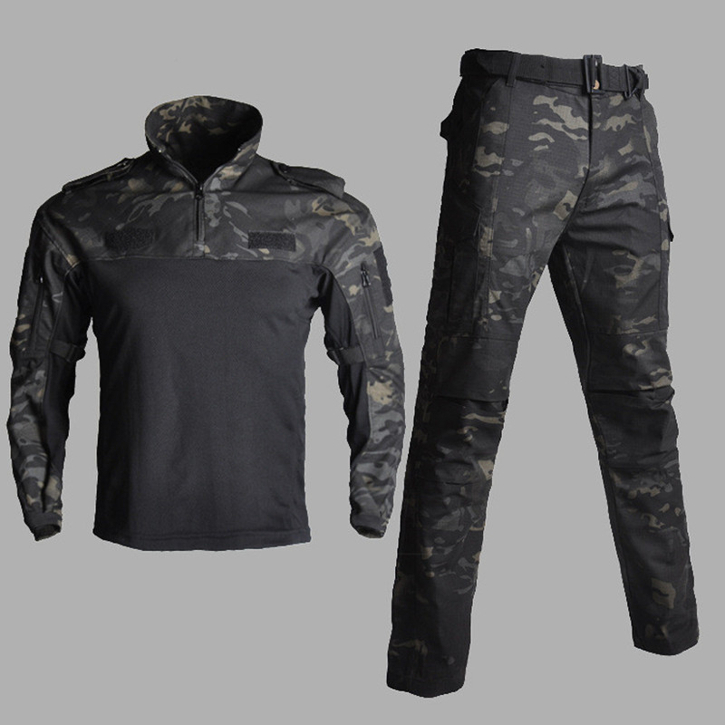 Spring Autumn Men Women Outdoors Training Hiking Hunting Climbing Cs Combat Fishing Camouflage Us Army FG Long Sleeve Frog Suit, Black python suit
Spring Autumn Men Women Outdoors Training Hiking Hunting Climbing Cs Combat Fishing Camouflage Us Army FG Long Sleeve Frog Suit, Black python suit