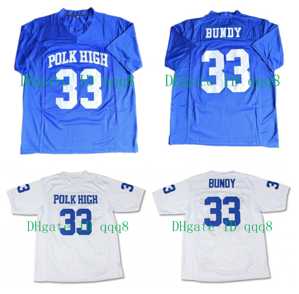 33 Al Bundy Jersey Polk High White Blue MOVIE Football Jersey Stitched Size S-XXXL
33 Al Bundy Jersey Polk High White Blue MOVIE Football Jersey Stitched Size S-XXXL