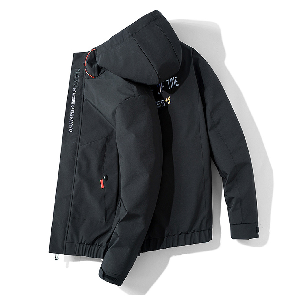 Jacket Men Waterproof Hooded Breathable Casual Jacket Men's Autumn Winter Casual Patchwork Hoodie Zipper Outdoor Sport Coat, Black
Jacket Men Waterproof Hooded Breathable Casual Jacket Men's Autumn Winter Casual Patchwork Hoodie Zipper Outdoor Sport Coat, Black