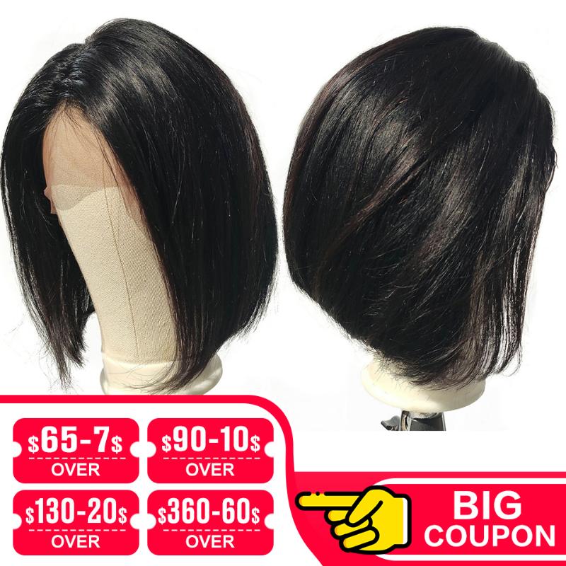 Emol Peruvian Hair 13x4 Bob Lace Front Wig Straight short Lace Front Wig 150% Density Remy Hair Natural Hairline With Baby, As pic
Emol Peruvian Hair 13x4 Bob Lace Front Wig Straight short Lace Front Wig 150% Density Remy Hair Natural Hairline With Baby, As pic