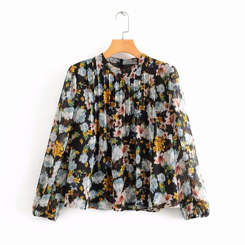 New women fashion ink painting floral print casual pleated Shirts blouse women o neck chiffon smock roupas femininas tops LS6325, As pic ls6325aazz
New women fashion ink painting floral print casual pleated Shirts blouse women o neck chiffon smock roupas femininas tops LS6325, As pic ls6325aazz