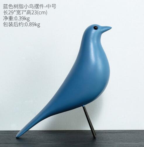 Nordic ins simulation bird home decoration ornaments fake bird living room TV cabinet Eames bird creative decoration1561063