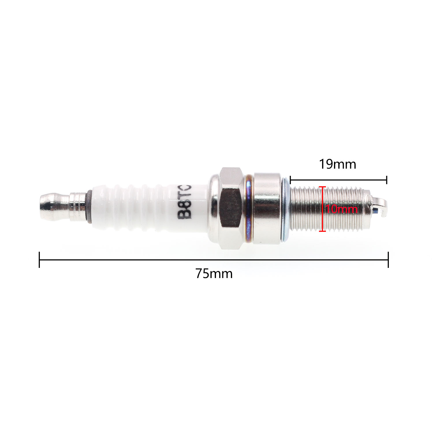 Motorcycle spark Plug D8TC for DR8EA D8EA DR8EIX DR8EGP DPR8EA-9 DPR8EIX-9 IX24 X24ESR-U HG22 X24ESZU9 R6G A6GC for honda yamaha