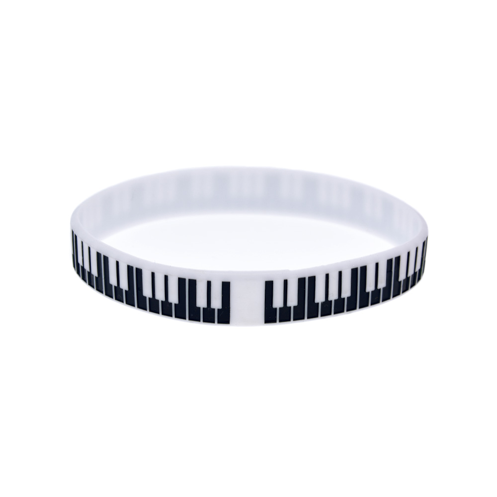 100PCS Piano Key Silicone Rubber Bracelet Great To Used In Any Benefits Gift For Music Fans
100PCS Piano Key Silicone Rubber Bracelet Great To Used In Any Benefits Gift For Music Fans