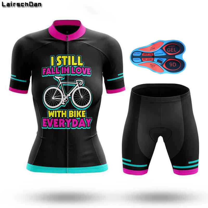 LairschDan 2020 Pro Team summer cycling Jersey set Bicycle Clothing Breathable Women Short Sleeve shirt Bike shorts 9D Gel pad, 13
LairschDan 2020 Pro Team summer cycling Jersey set Bicycle Clothing Breathable Women Short Sleeve shirt Bike shorts 9D Gel pad, 13