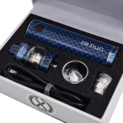 1 set retail selling cheapest electronic cigarette kits 120w vape e cigarette Little bee kit for 3 type battery, Black
1 set retail selling cheapest electronic cigarette kits 120w vape e cigarette Little bee kit for 3 type battery, Black