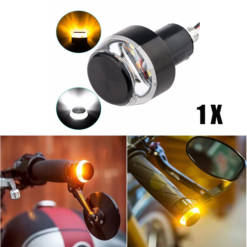 1 Pc LED Motorcycle Handlebar End Turn Signal Light Universal 22mm Indicator Flasher Handle Bar Blinker Side Marker Lamp, As pic
1 Pc LED Motorcycle Handlebar End Turn Signal Light Universal 22mm Indicator Flasher Handle Bar Blinker Side Marker Lamp, As pic