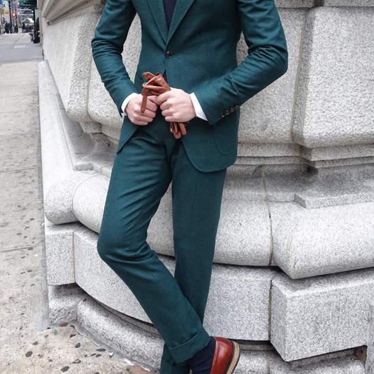 New Arrival Wedding Tuxedos Classic Fit 2 Pieces One Button Men Suits Formal Groom Wear Clothing