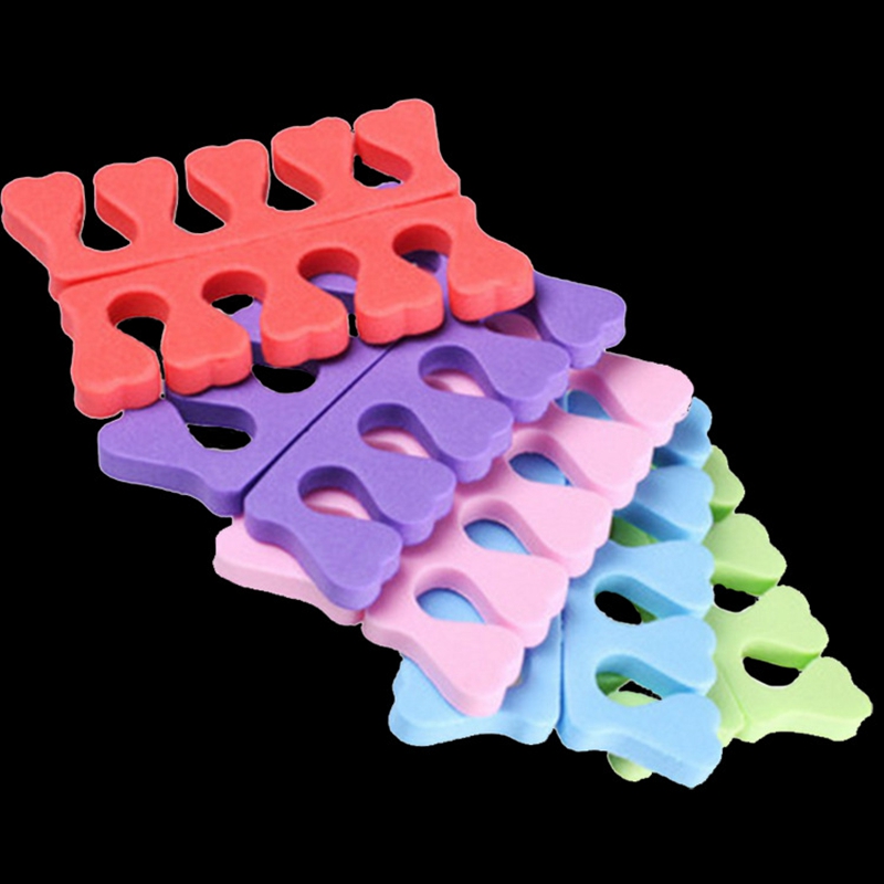 Nail Art Toe Separator Soft Sponge Form Toe Separators Finger Spacer For Manicure Pedicure Nail Tools Separador De Dedos Para Decoracion De Unas Zehen
