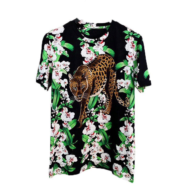 2020 Fashion Men Designer T Shirt New Arrival Men Women High Quality leopard flowers Print Casual Short Sleeve Mens Designer -2XL, Black
2020 Fashion Men Designer T Shirt New Arrival Men Women High Quality leopard flowers Print Casual Short Sleeve Mens Designer -2XL, Black