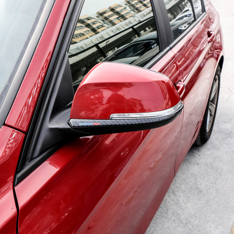 For BMW F30 F34 Carbon Fiber Rearview Mirror Anti-rub Strip 3 Series Car Styling Stickers Anti-collision Strip Accessories