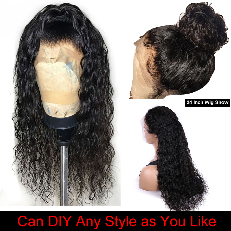 Kinky Curly Lace Front Wigs Brazilian Human Hair HD Closure Virgin 360 full Frontal Wig For Black Women Pre Plucked 130%density DIVA1