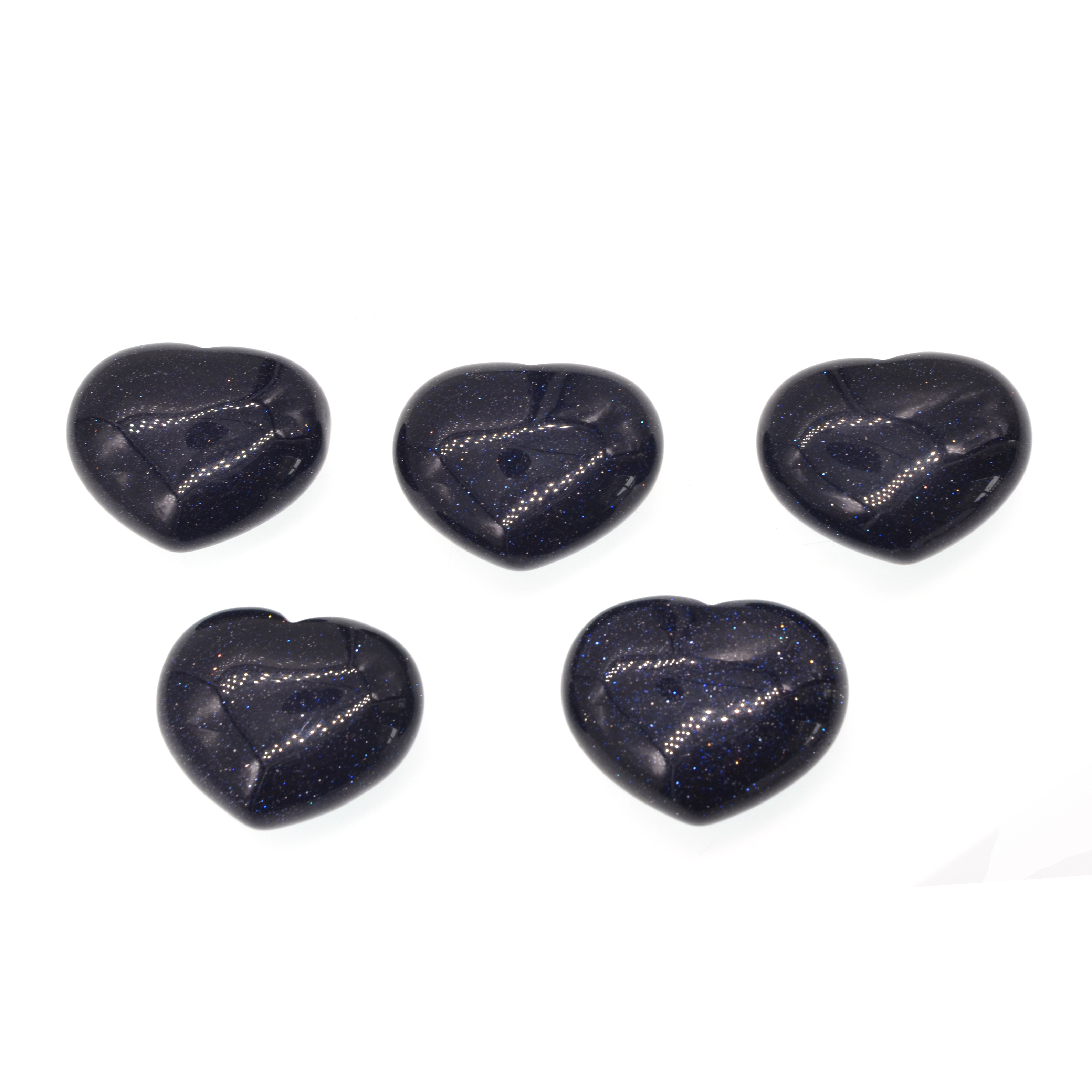 Natural stone heart non-porous home decoration toys for multiple purposes