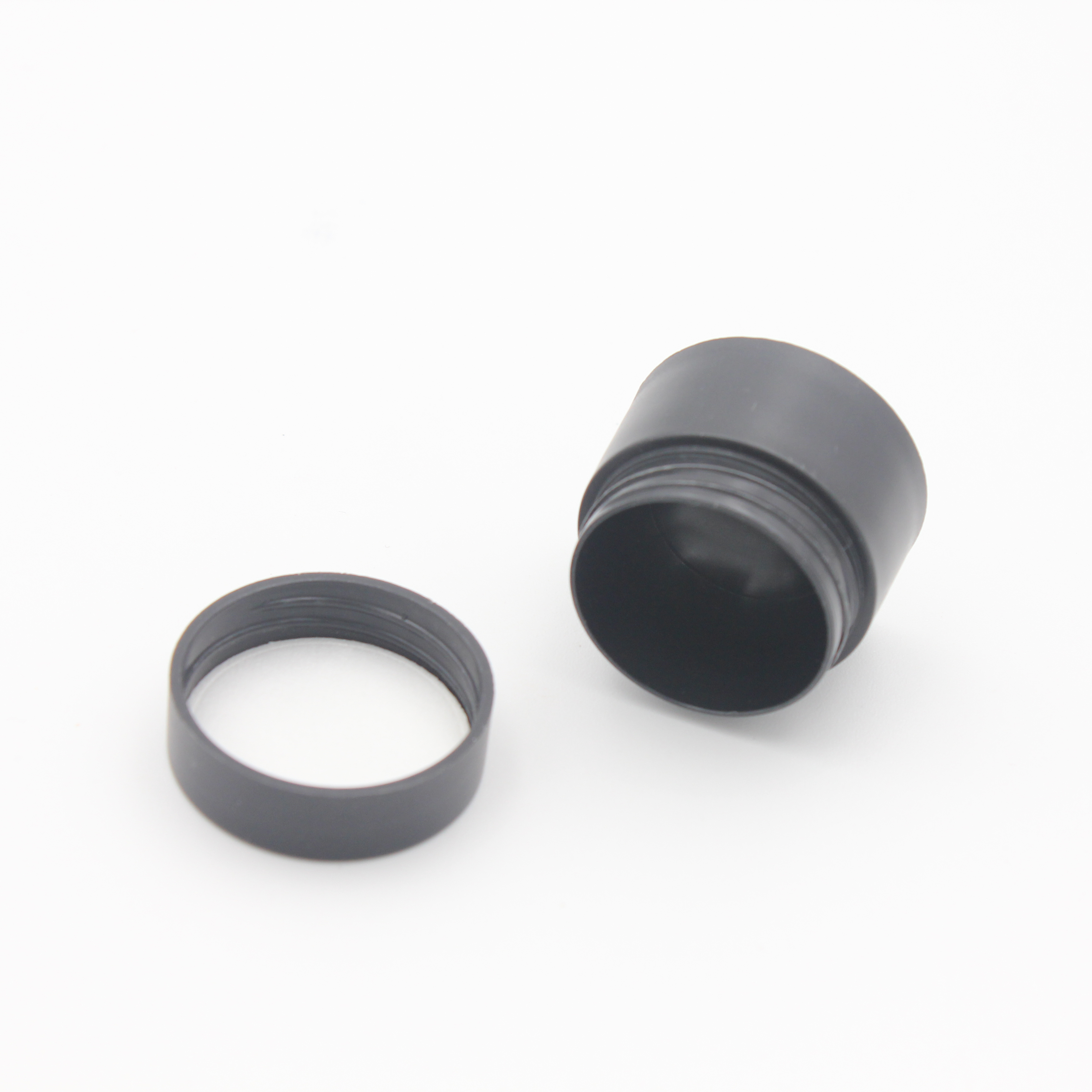 Empty Cosmetic Bottle Container 5g 15g 20g 30g Plastic Cream Jar Makeup Sample Jars Cosmetics Packaging Black