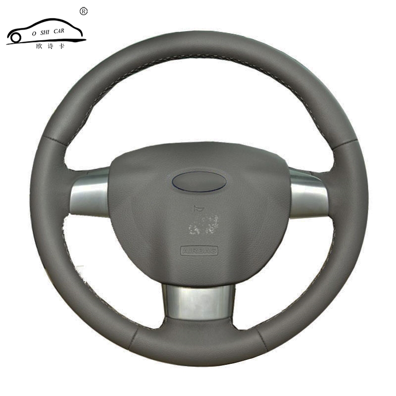 Genuine Leather car steering wheel Cover for Focus 2 2005-2011 (3-Spoke)/Steering-Wheel Handlebar Braid
Genuine Leather car steering wheel Cover for Focus 2 2005-2011 (3-Spoke)/Steering-Wheel Handlebar Braid