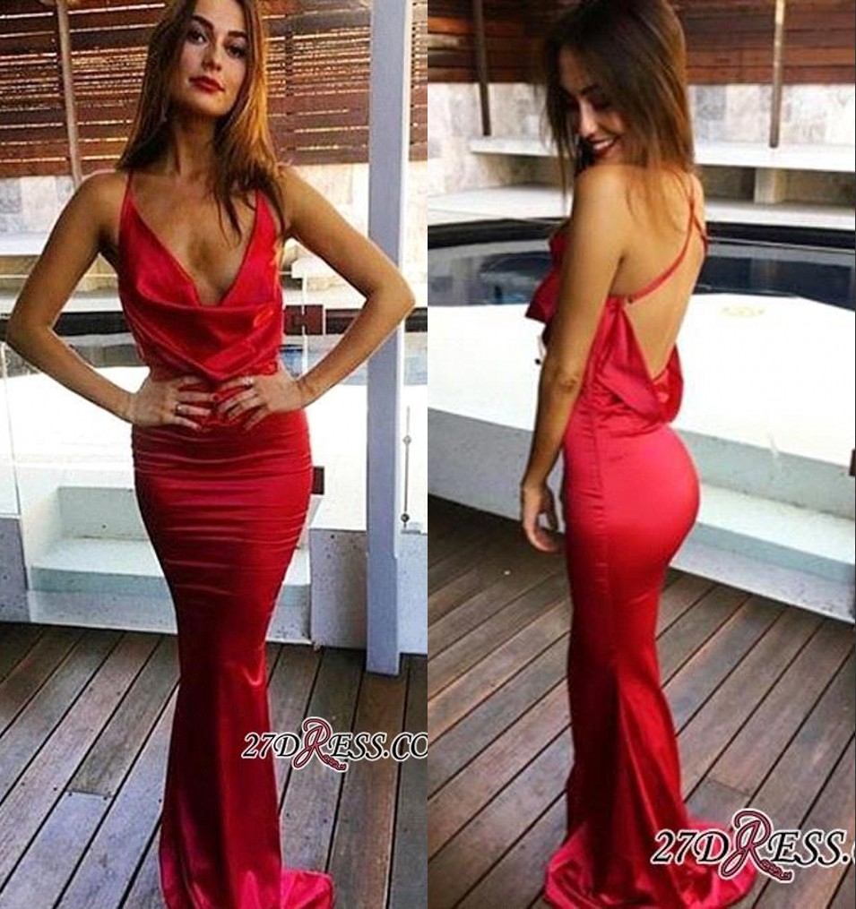 Sexy Red Mermaid Prom Evening Dress 2019 Spaghetti Backless Ruched Formal Party Gown Plus Size Pageant Dresses BC1849, Gold
Sexy Red Mermaid Prom Evening Dress 2019 Spaghetti Backless Ruched Formal Party Gown Plus Size Pageant Dresses BC1849, Gold