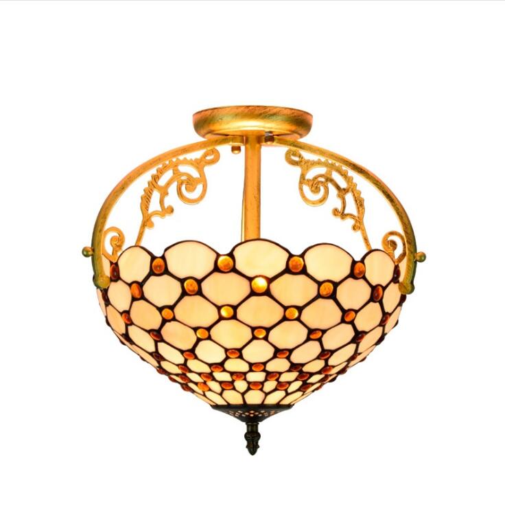 Tiffany Style Ceiling Fixture Lamp Chandelier Stained Glass Lamp White Antique Vintage Decorative Ceiling Hanging Light
Tiffany Style Ceiling Fixture Lamp Chandelier Stained Glass Lamp White Antique Vintage Decorative Ceiling Hanging Light