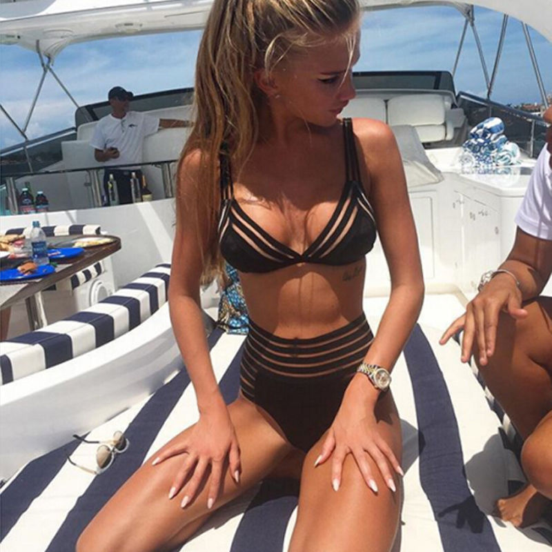 Sexy Women Bandage Hollow Out High Waist Bikini Set Push-Up Padded Triangle Beach Swimwear Swimsuit Bather Suit Swimming Suit
Sexy Women Bandage Hollow Out High Waist Bikini Set Push-Up Padded Triangle Beach Swimwear Swimsuit Bather Suit Swimming Suit