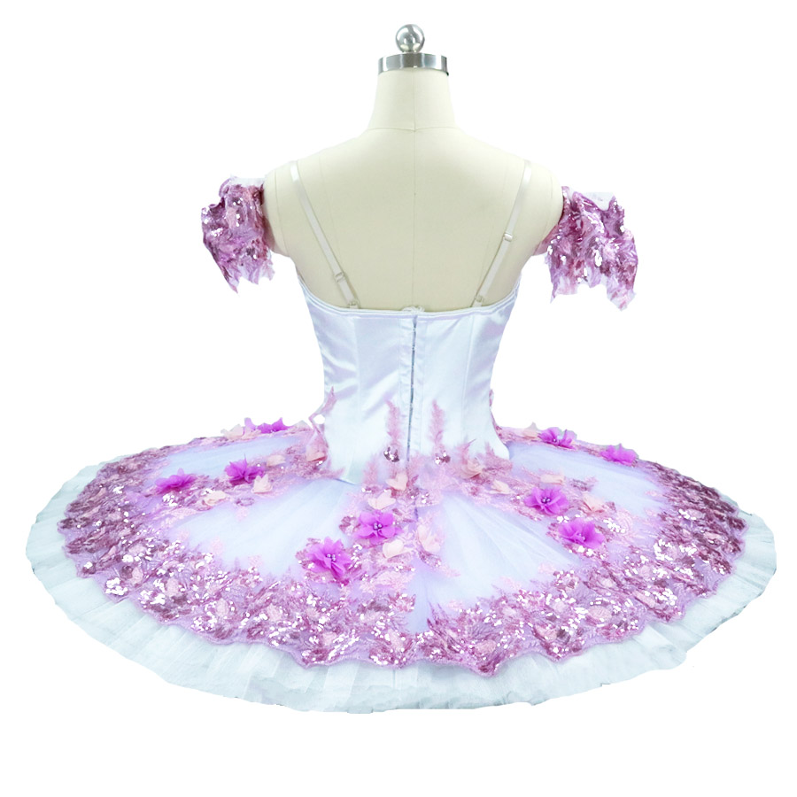 Classical Ballet Dance Costume Purple Professional Tutu lilac Platter Competition Pancake tutu Flower Fairy Classical Ballet Costu2588670